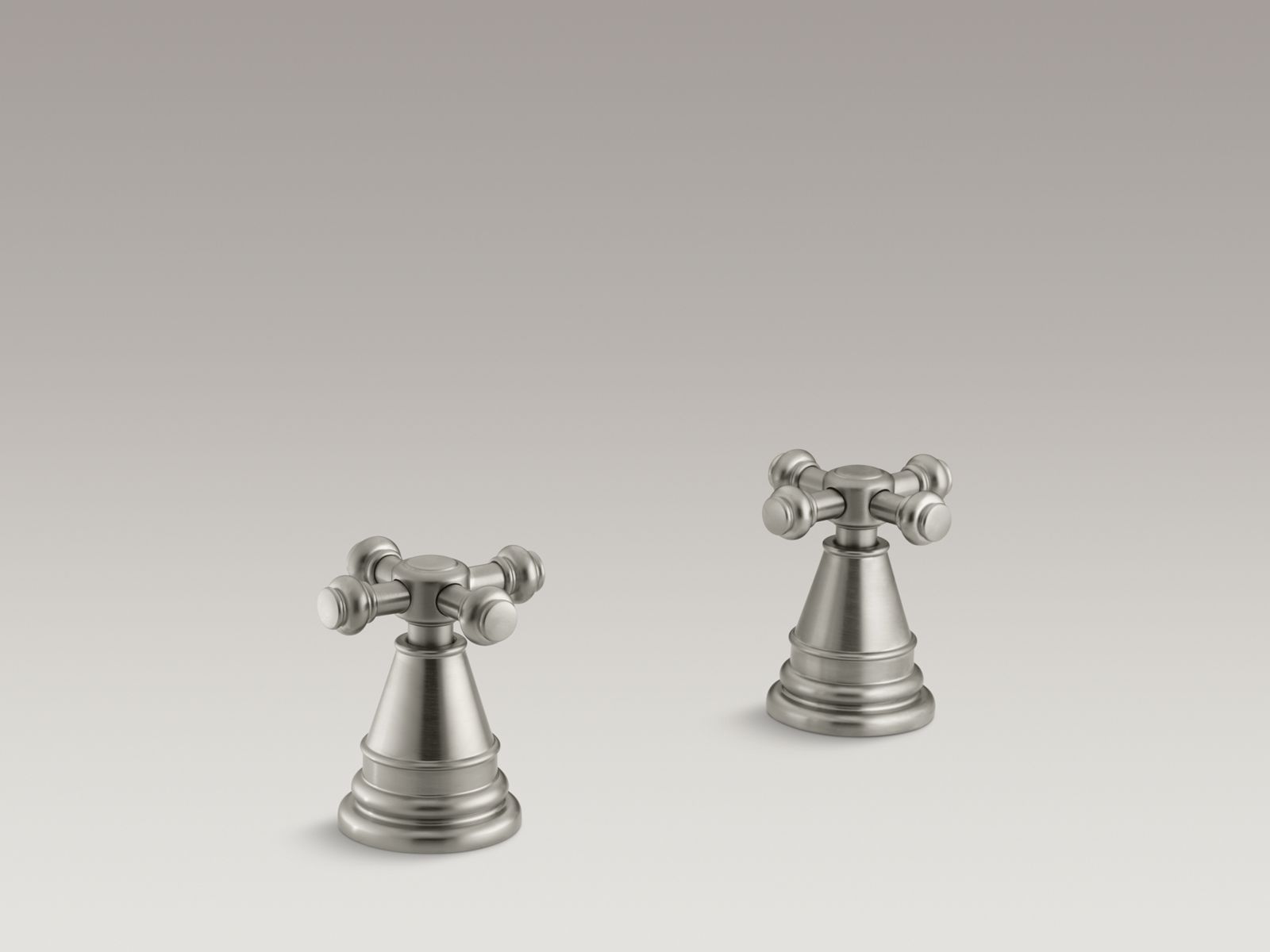 IV Georges Brass(R) deck-mount high-flow bath valve trim with cross handles, valve not included