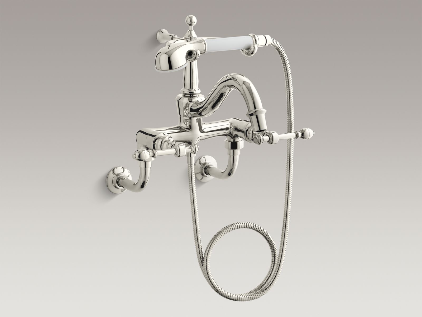 1568-iv-georges-brass-bath-faucet-with-diverter-spout-lever-handles-and-handshower-7.jpg IV Georges Brass® Bath faucet with diverter spout, lever handles and handshower