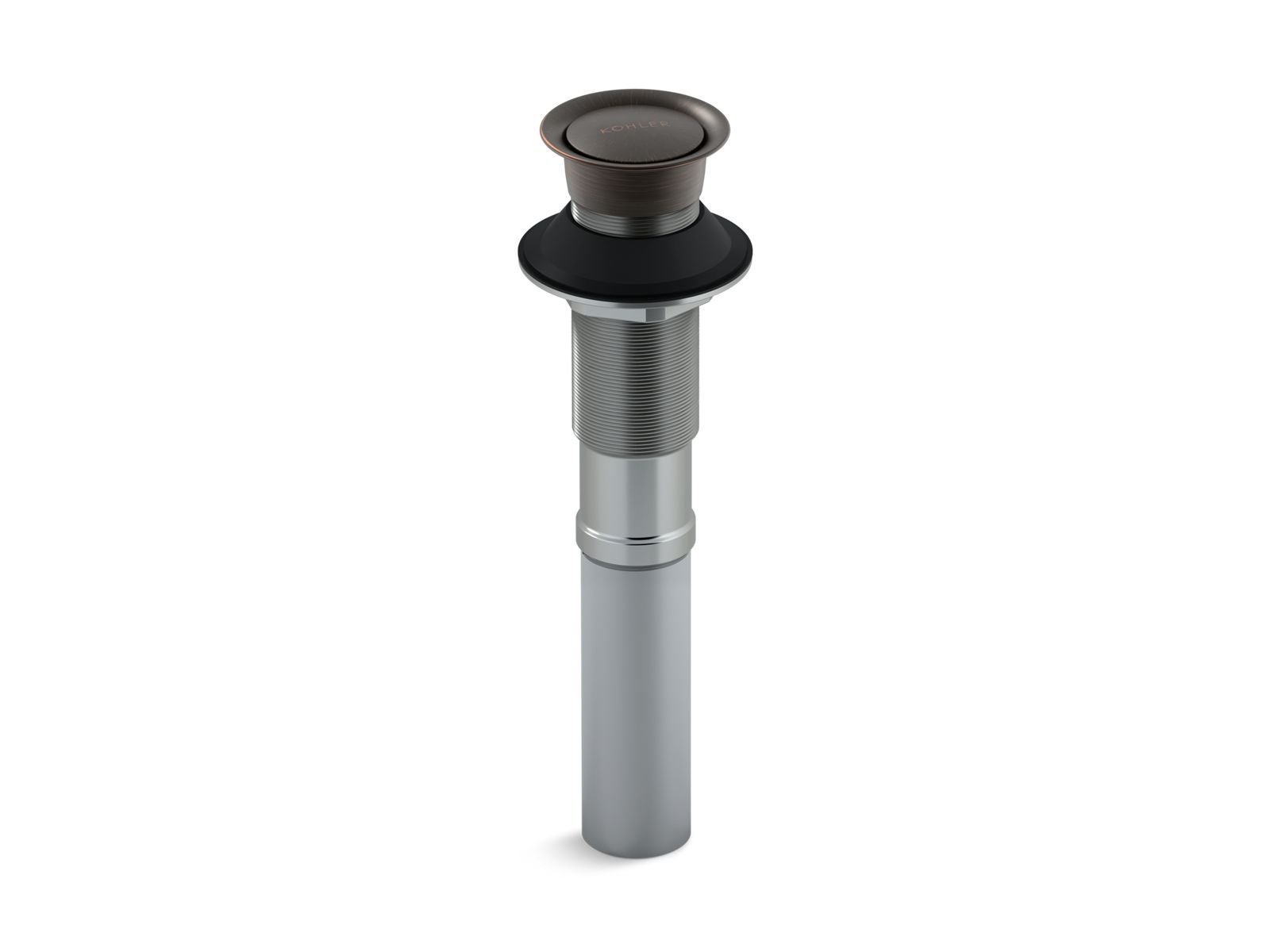 Clicker drain without overflow