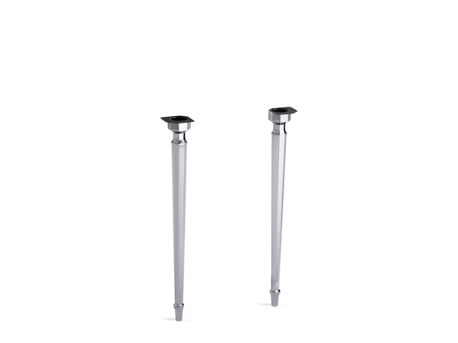 Kathryn® Octagonal tapered brass table legs