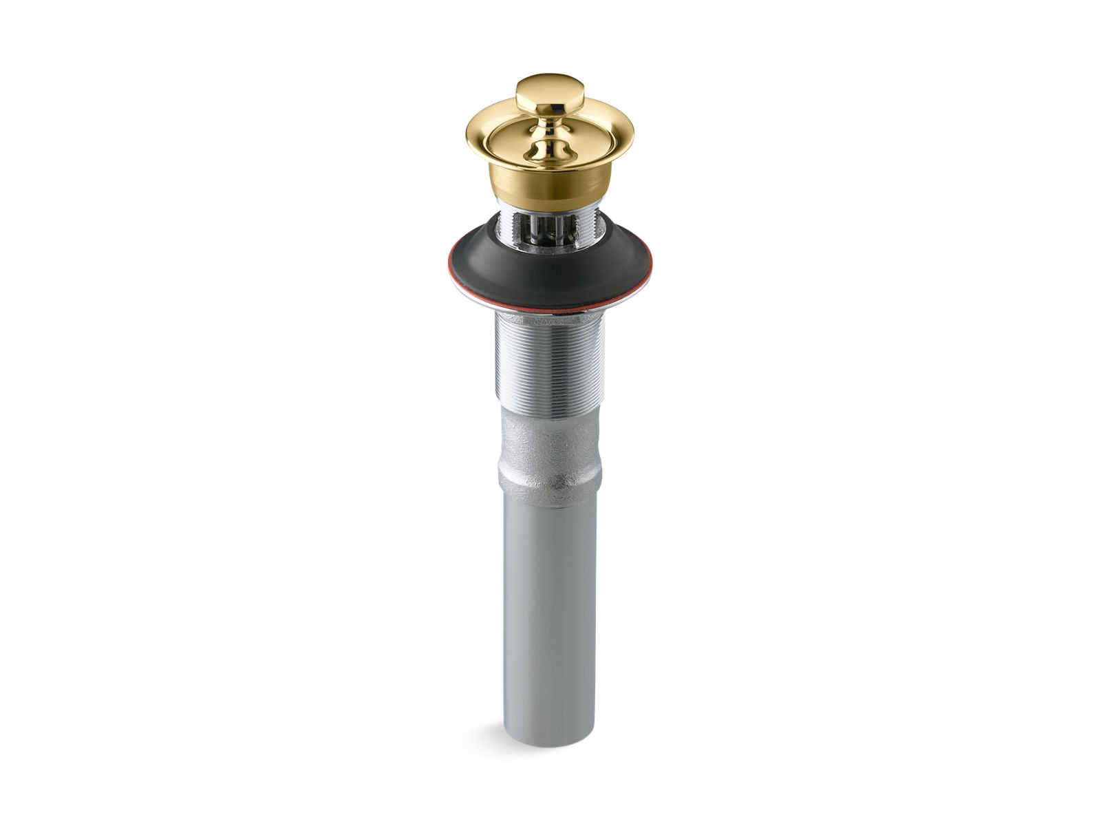 16775-bathroom-sink-drain-with-overflow-and-non-removable-metal-stopper-10.jpg Bathroom sink drain with overflow and non-removable metal stopper