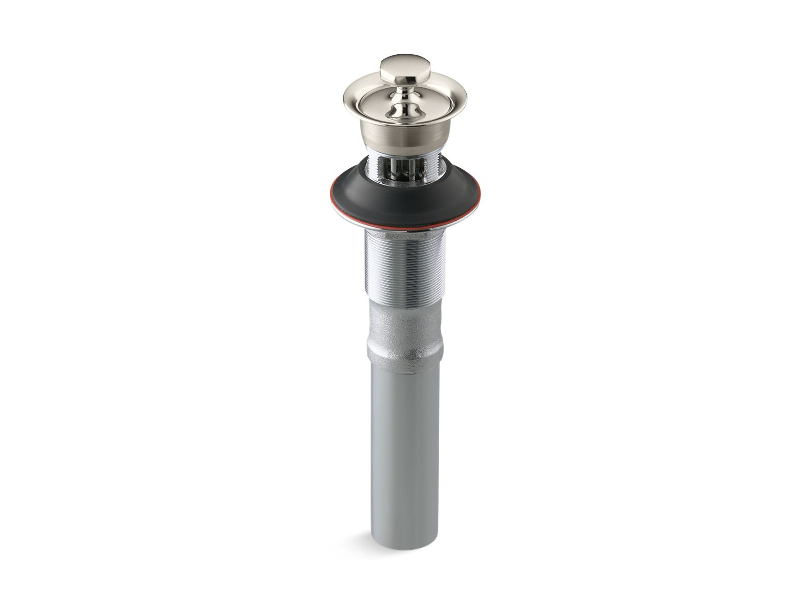 16775-bathroom-sink-drain-with-overflow-and-non-removable-metal-stopper-12.jpg Bathroom sink drain with overflow and non-removable metal stopper