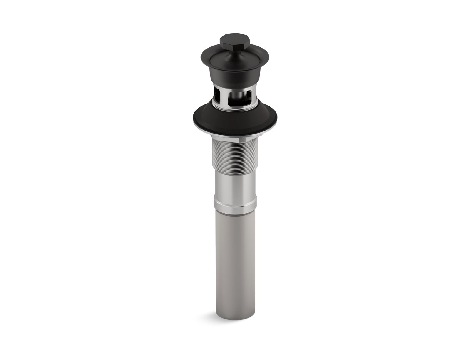 16775-bathroom-sink-drain-with-overflow-and-non-removable-metal-stopper-14.jpg Bathroom sink drain with overflow and non-removable metal stopper