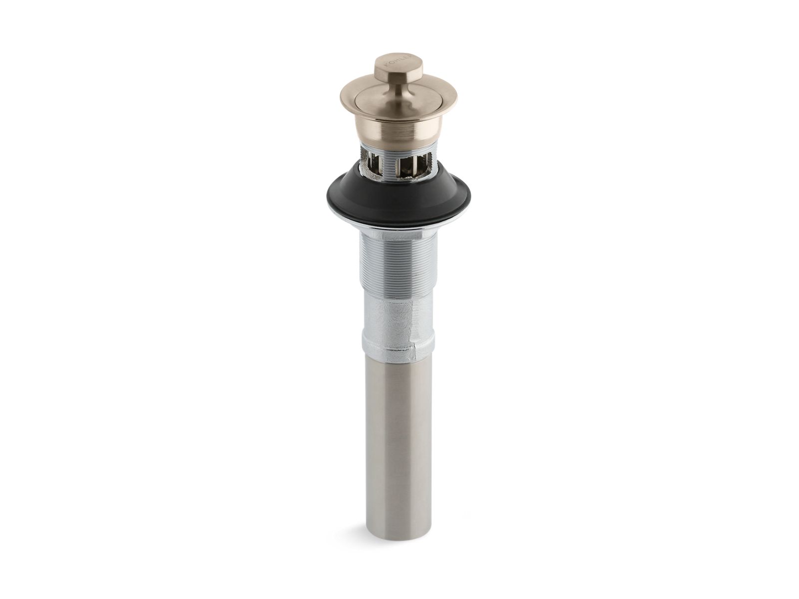 16775-bathroom-sink-drain-with-overflow-and-non-removable-metal-stopper-8.jpg Bathroom sink drain with overflow and non-removable metal stopper