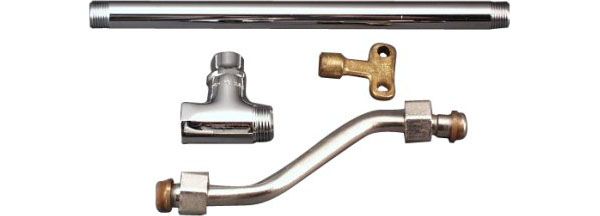 Lavatory supply for 16" x 16" sink