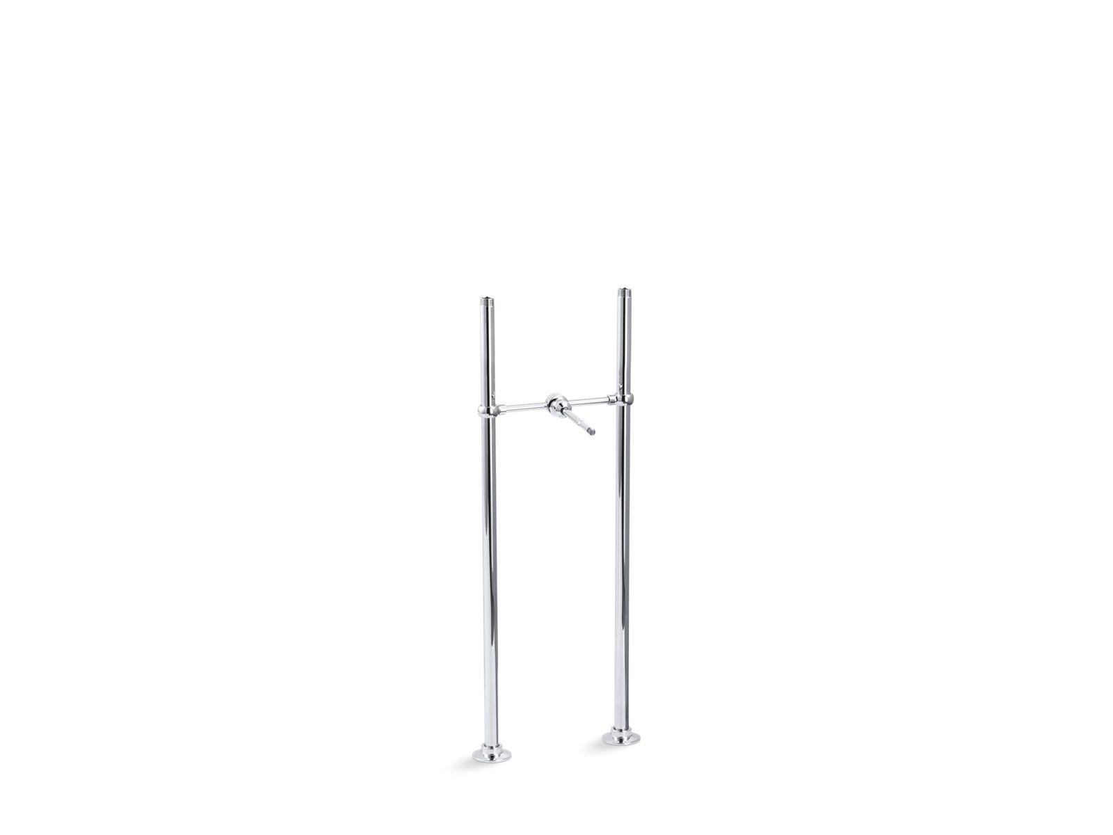 Antique Riser tubes and cross connection, 26" long