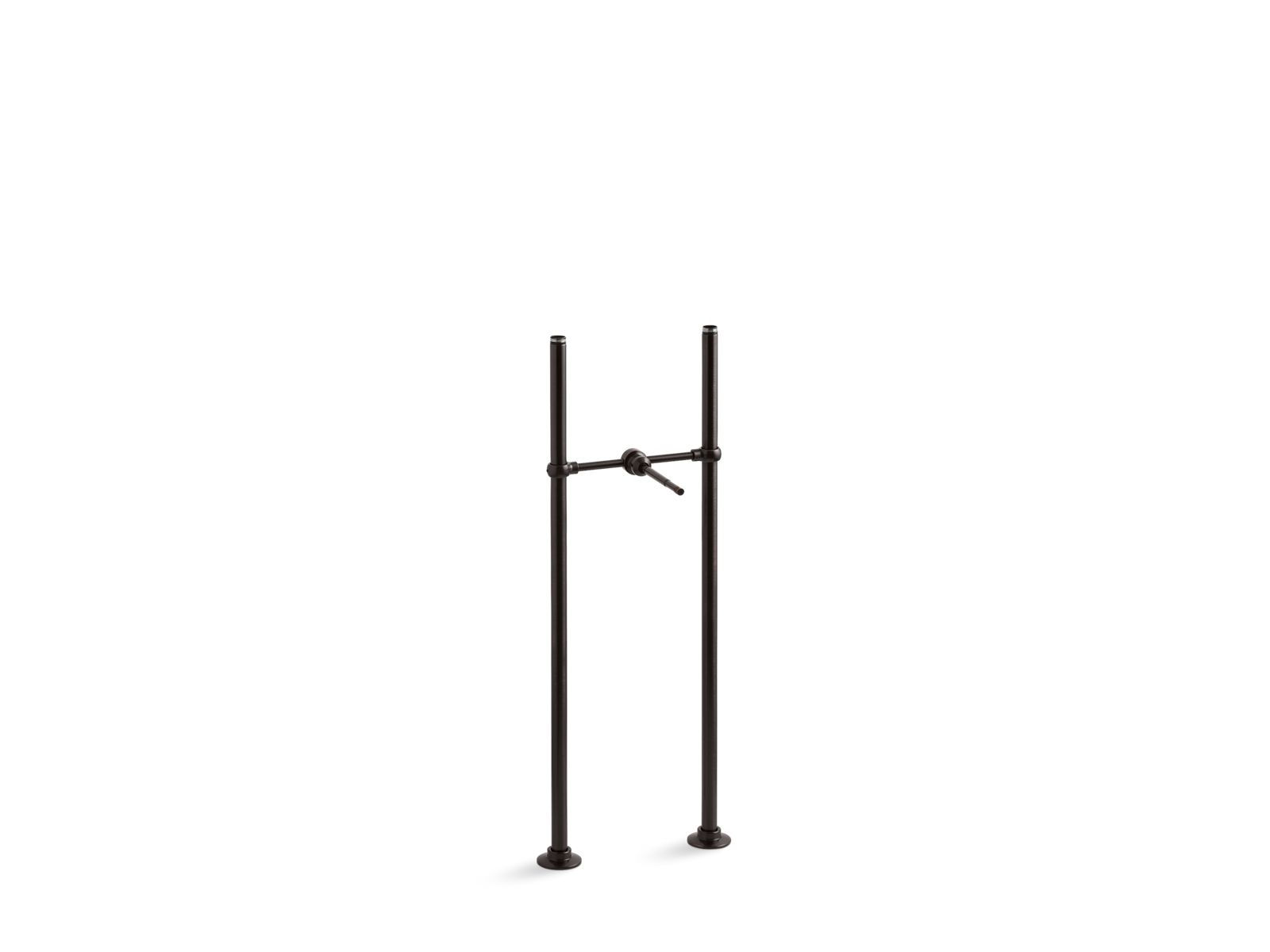 Antique Riser tubes and cross connection, 26" long
