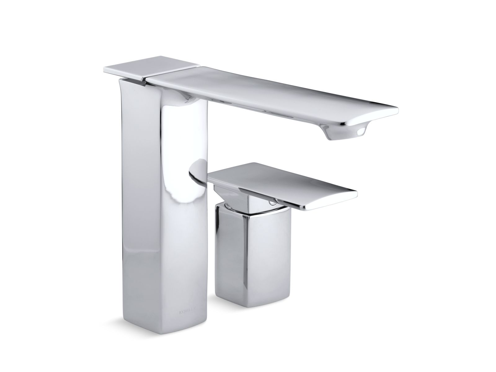 Stance® Deck-mount high-flow bath faucet with remote lever handle