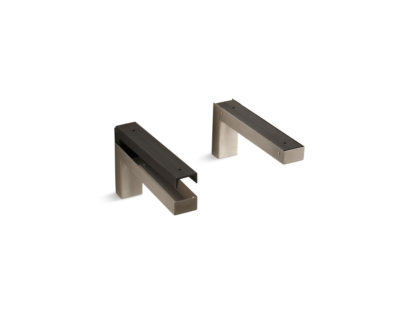 Bathroom sink bracket kit