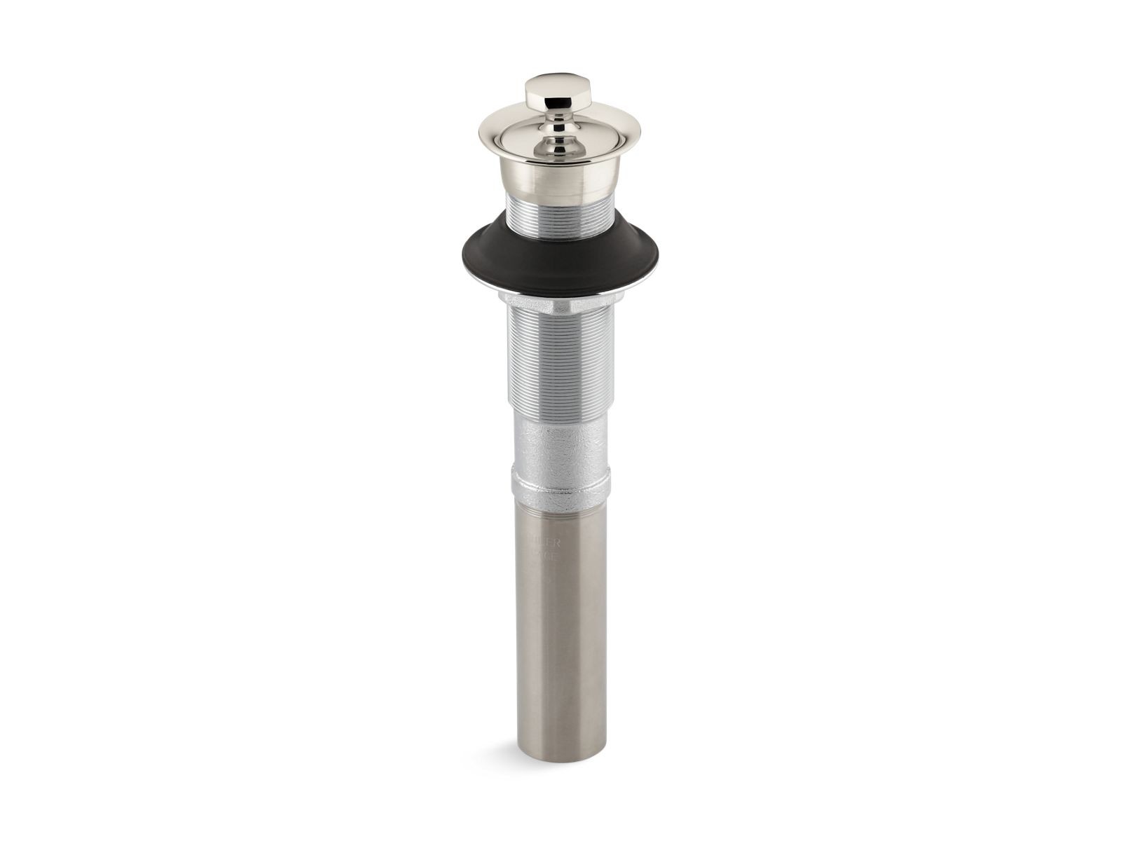 17009-bathroom-sink-drain-with-non-removable-metal-stopper-and-without-overflow-12.jpg Bathroom sink drain with non-removable metal stopper and without overflow