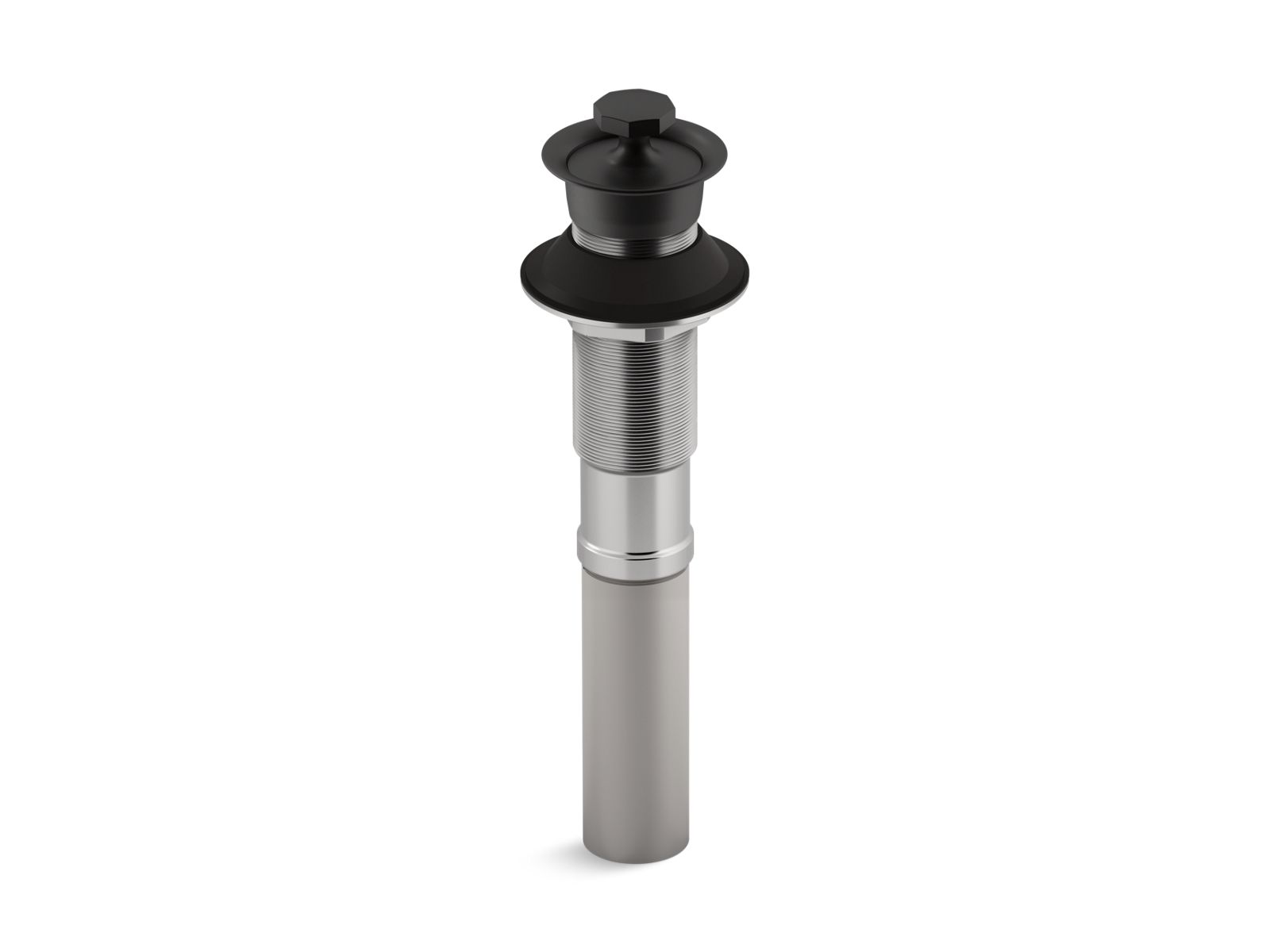 17009-bathroom-sink-drain-with-non-removable-metal-stopper-and-without-overflow-14.jpg Bathroom sink drain with non-removable metal stopper and without overflow