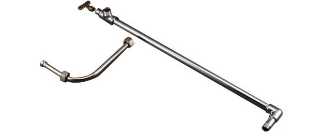 Lavatory supply for 18" x 15" sink