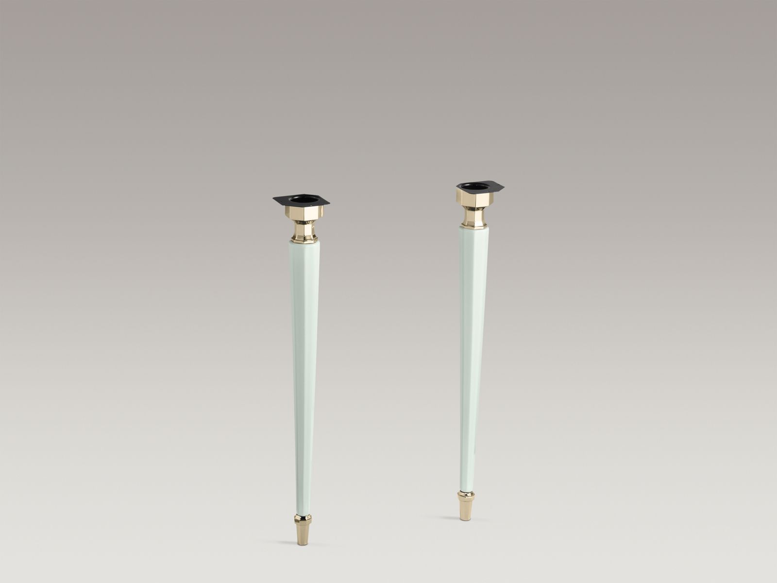 17137-kathryn-octagonal-fireclay-french-gold-tapered-brass-table-legs-4.jpg Kathryn® Octagonal fireclay/French Gold tapered brass table legs
