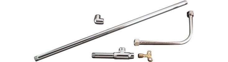 Lavatory supply for 16" x 16" sink