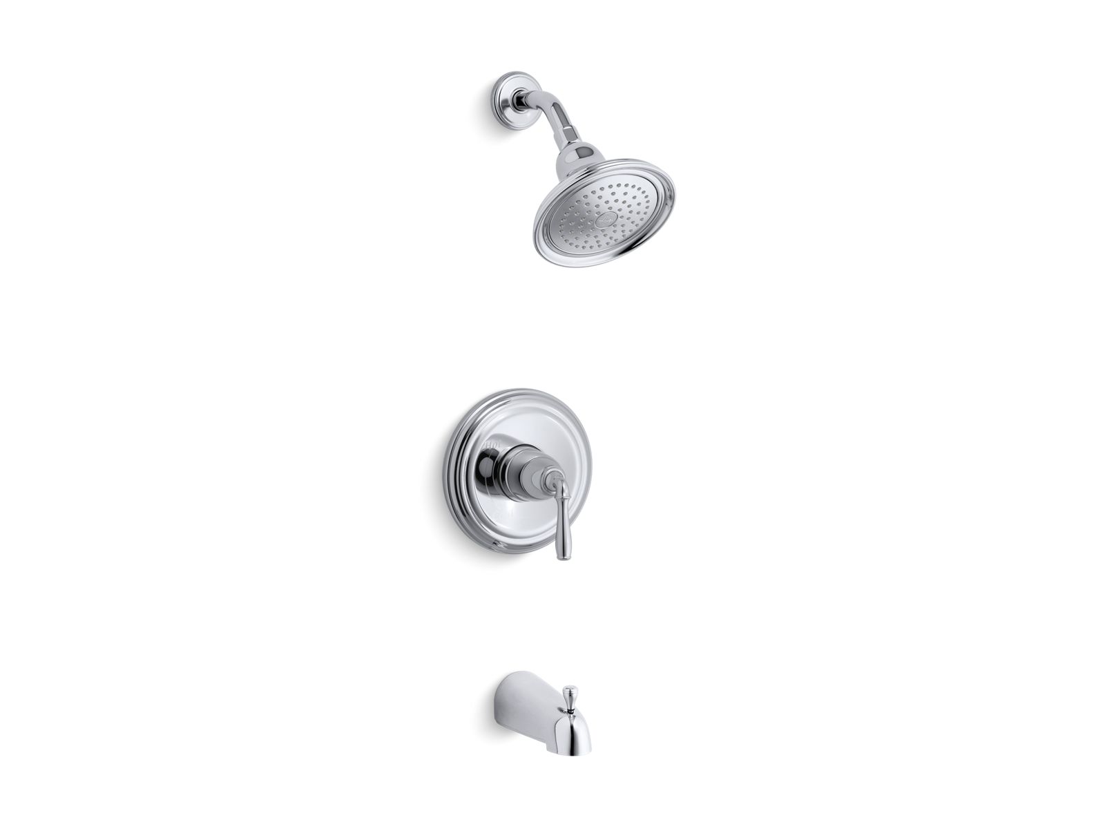 Devonshire® Rite-Temp® bath and shower trim with slip-fit spout and 2.0 gpm showerhead