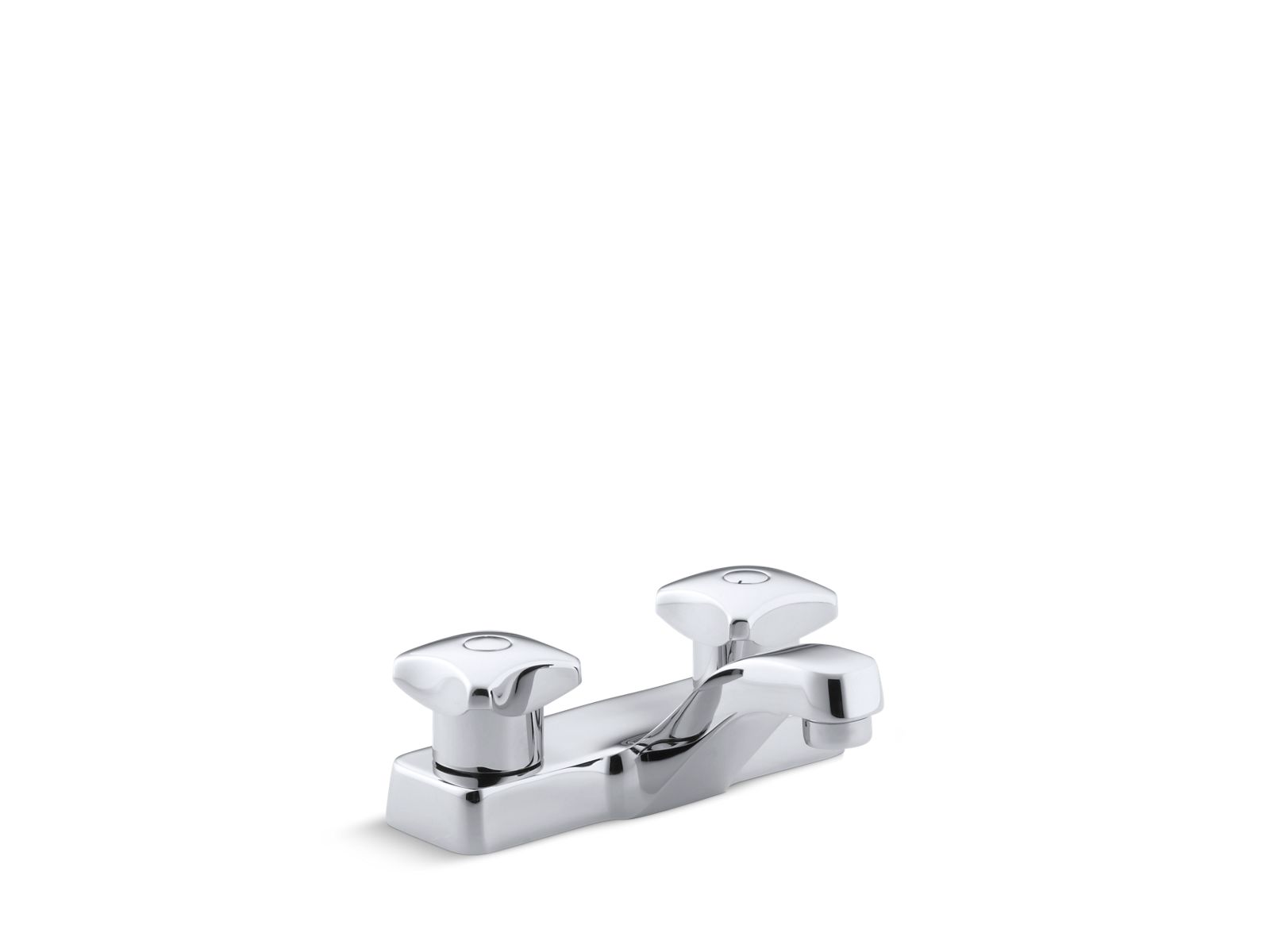 Triton® Centerset commercial bathroom sink faucet with standard handles, drain not included