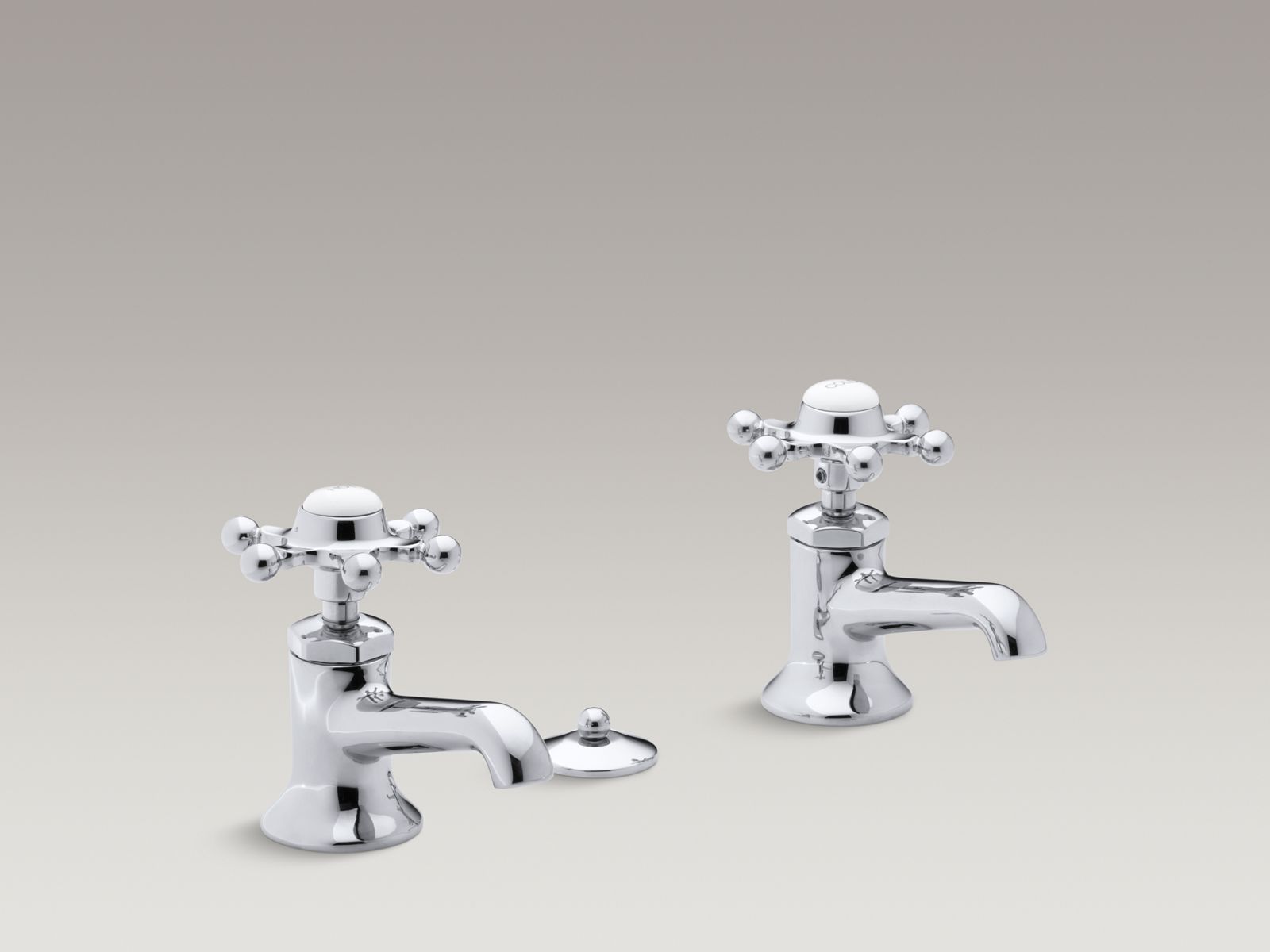 Antique Pillar tap single-hole bathroom sink faucets