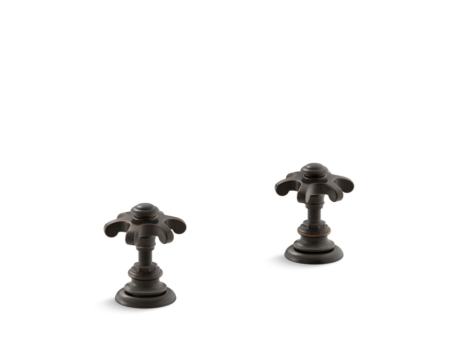 Artifacts® Prong bathroom sink faucet handles