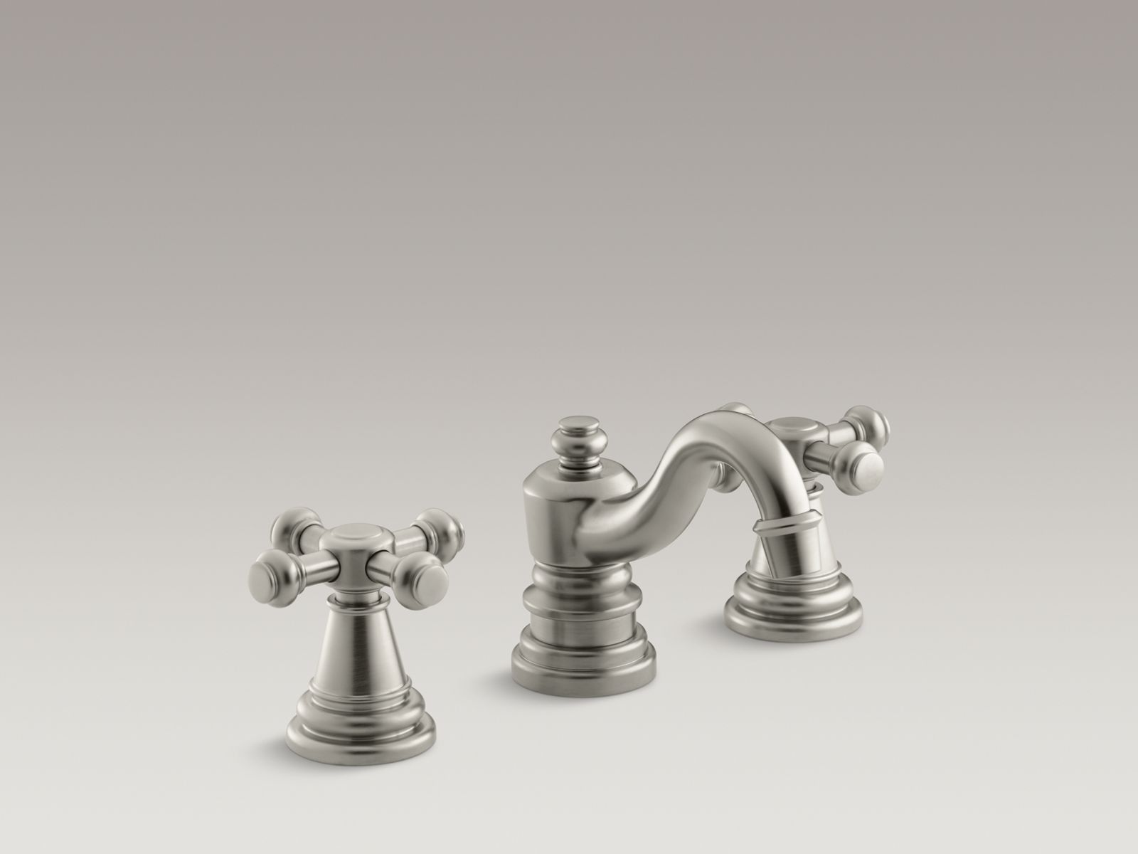 IV Georges Brass(R) widespread bathroom sink faucet with cross handles