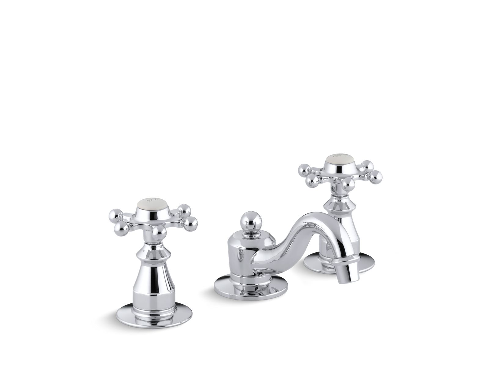 Antique Widespread bathroom sink faucet