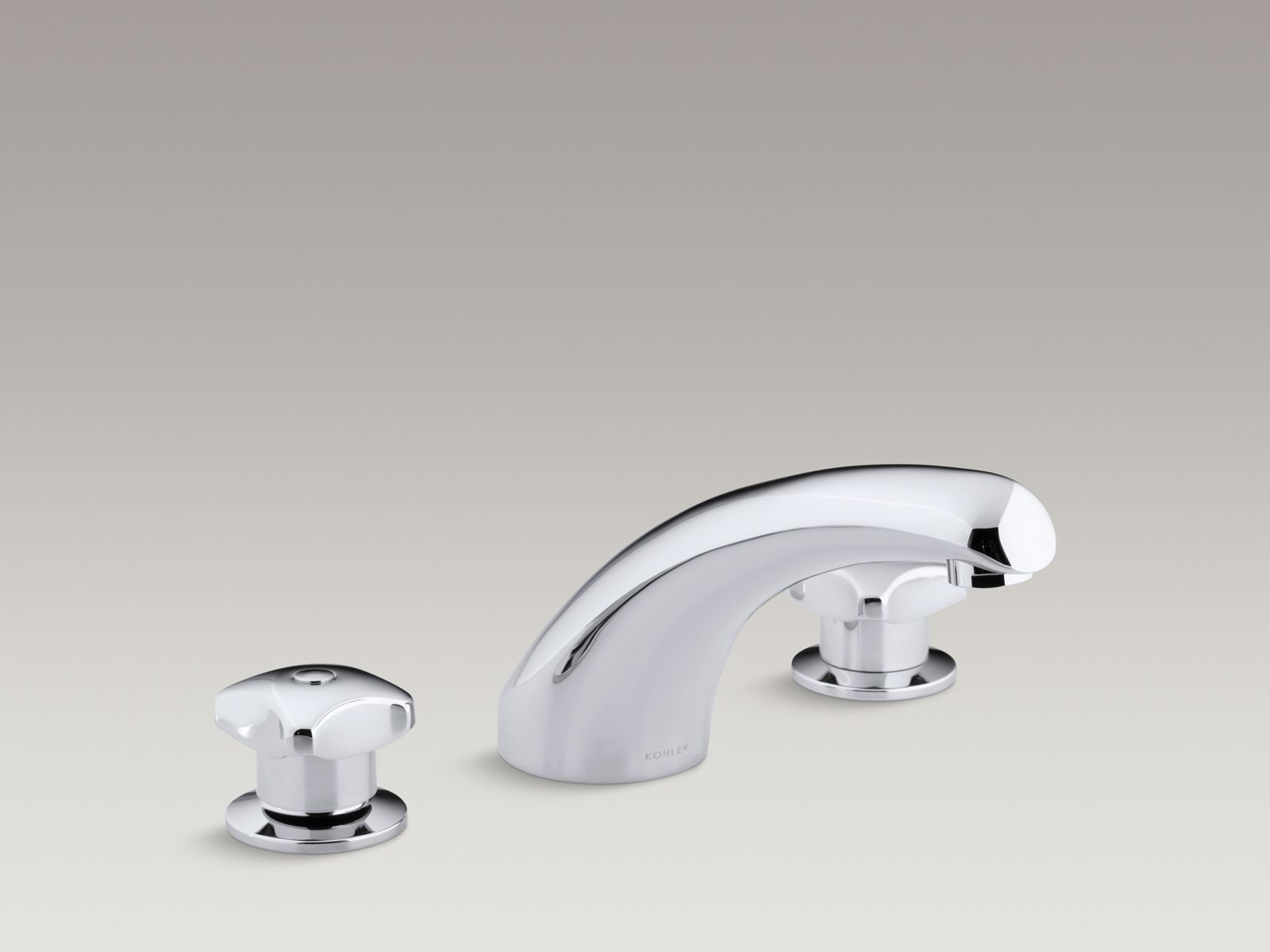 Triton(R) deck-mount commercial bath faucet trim with standard handles, requires valve