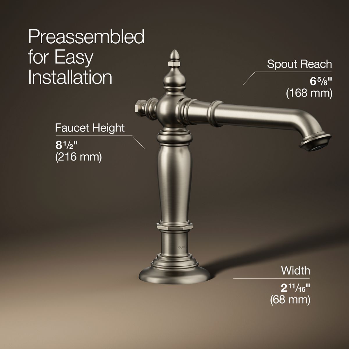 18466-artifacts-bathroom-sink-faucet-spout-with-column-design-1-2-gpm-20.jpg Artifacts® Bathroom sink faucet spout with Column design, 1.2 gpm