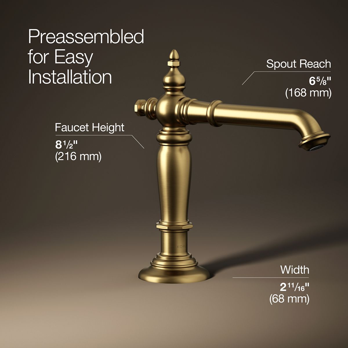 18466-artifacts-bathroom-sink-faucet-spout-with-column-design-1-2-gpm-21.jpg Artifacts® Bathroom sink faucet spout with Column design, 1.2 gpm