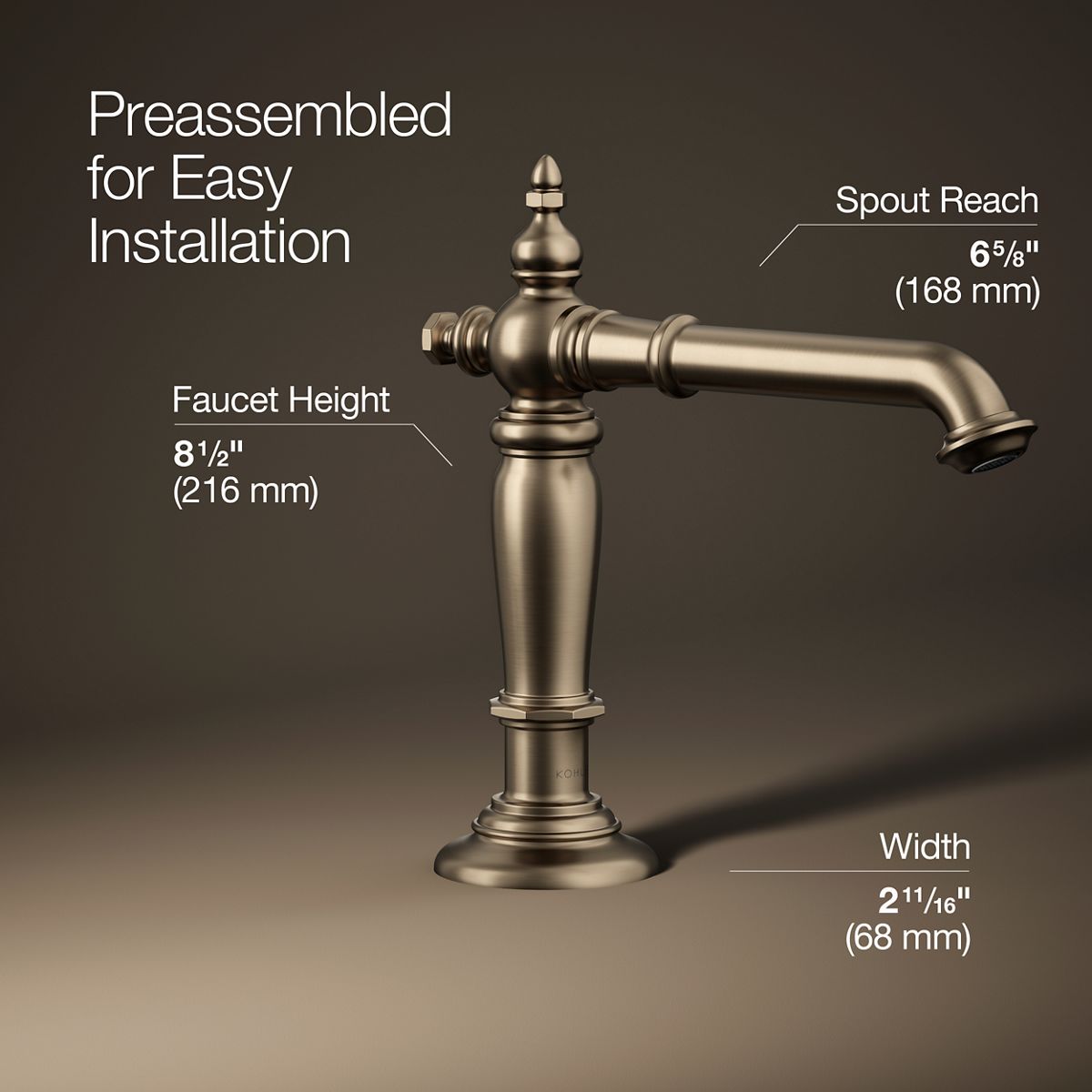 18466-artifacts-bathroom-sink-faucet-spout-with-column-design-1-2-gpm-22.jpg Artifacts® Bathroom sink faucet spout with Column design, 1.2 gpm