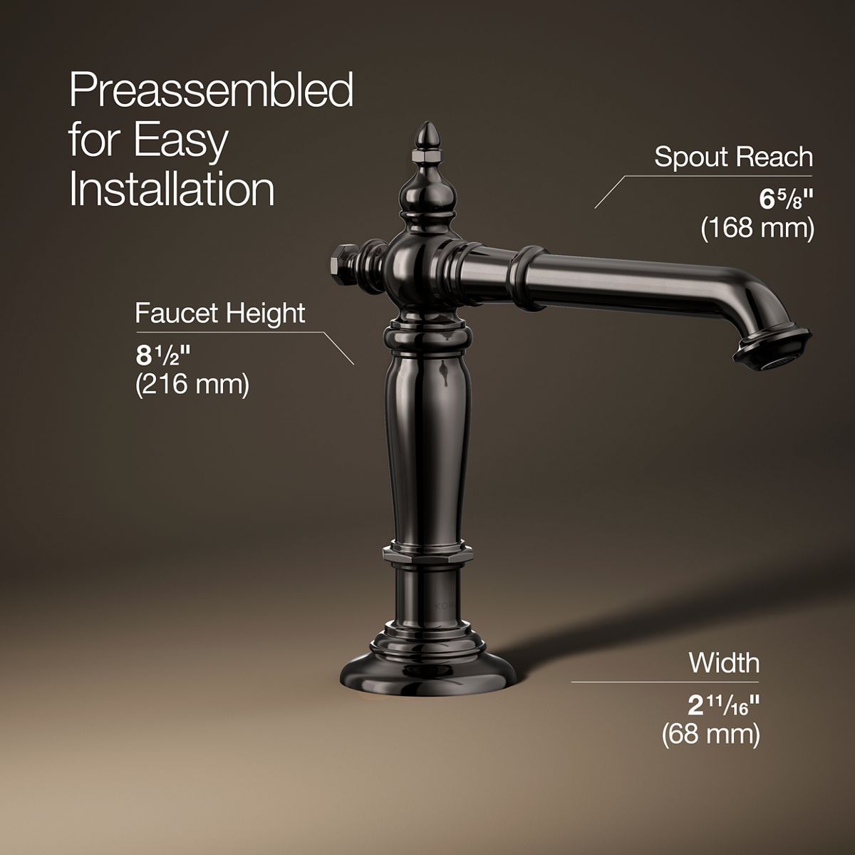18466-artifacts-bathroom-sink-faucet-spout-with-column-design-1-2-gpm-24.jpg Artifacts® Bathroom sink faucet spout with Column design, 1.2 gpm