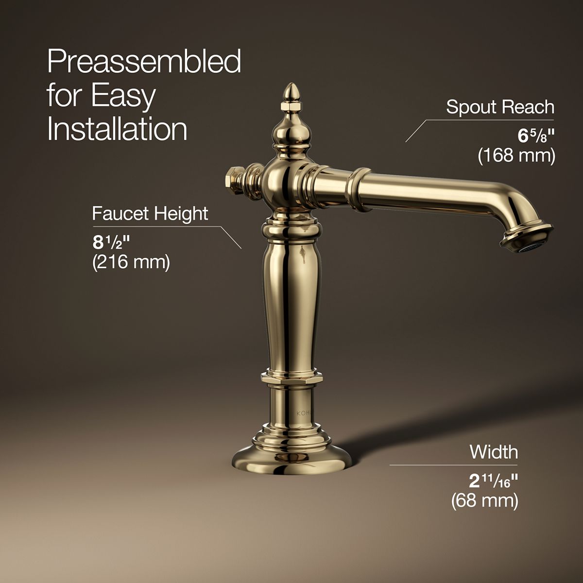 18466-artifacts-bathroom-sink-faucet-spout-with-column-design-1-2-gpm-25.jpg Artifacts® Bathroom sink faucet spout with Column design, 1.2 gpm