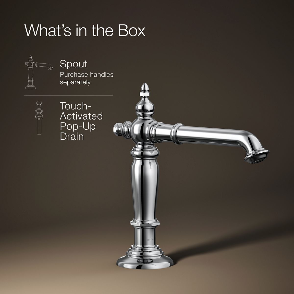 18466-artifacts-bathroom-sink-faucet-spout-with-column-design-1-2-gpm-79.jpg Artifacts® Bathroom sink faucet spout with Column design, 1.2 gpm
