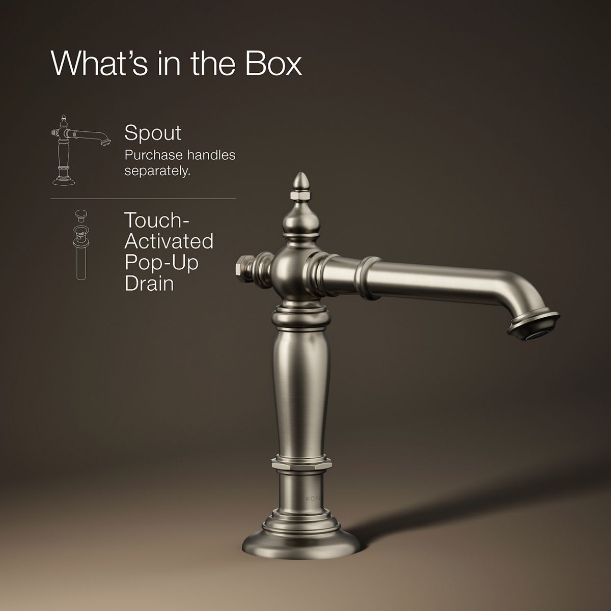 18466-artifacts-bathroom-sink-faucet-spout-with-column-design-1-2-gpm-80.jpg Artifacts® Bathroom sink faucet spout with Column design, 1.2 gpm
