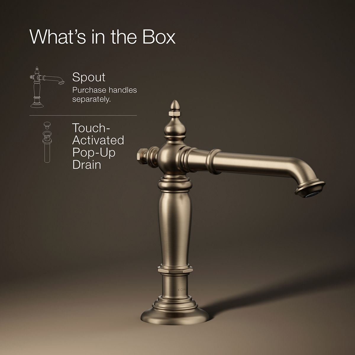 18466-artifacts-bathroom-sink-faucet-spout-with-column-design-1-2-gpm-82.jpg Artifacts® Bathroom sink faucet spout with Column design, 1.2 gpm
