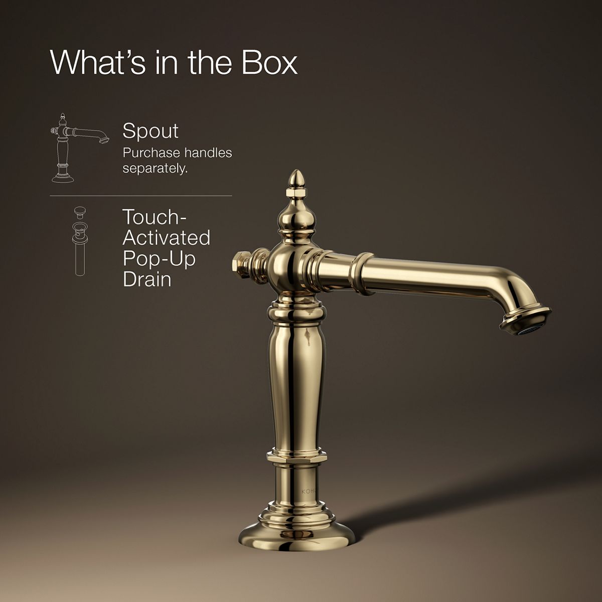 18466-artifacts-bathroom-sink-faucet-spout-with-column-design-1-2-gpm-85.jpg Artifacts® Bathroom sink faucet spout with Column design, 1.2 gpm