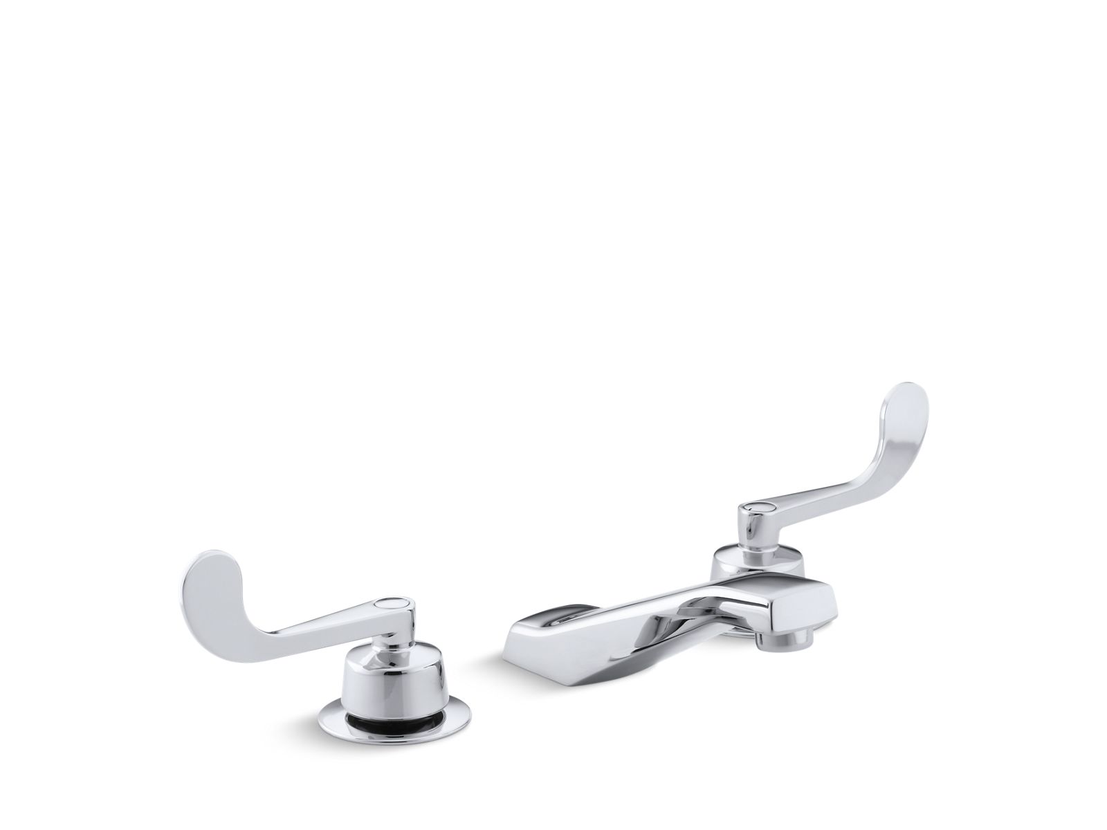 Triton® 0.5 gpm widespread commercial bathroom sink faucet with wristblade lever handles, drain not included
