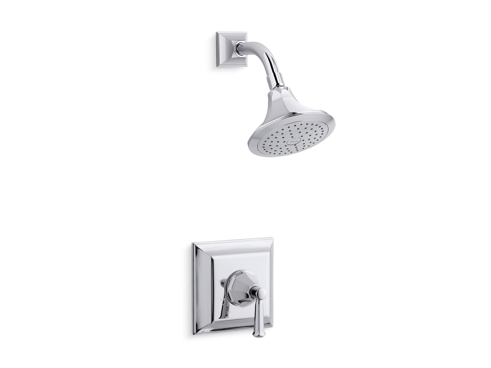 Memoirs® Stately Rite-Temp® shower valve trim with lever handle and 2.5 gpm showerhead