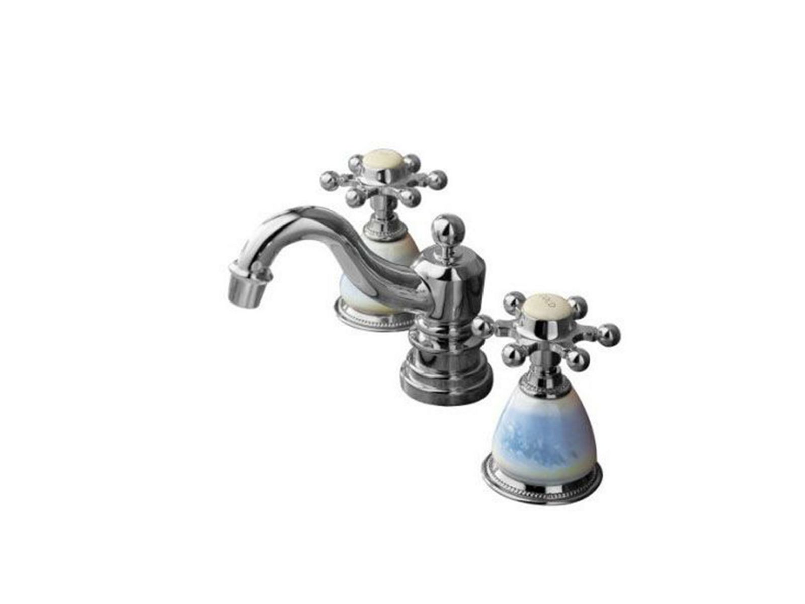 Whistling Straits(TM) design on Antique lavatory faucet with six-prong handles