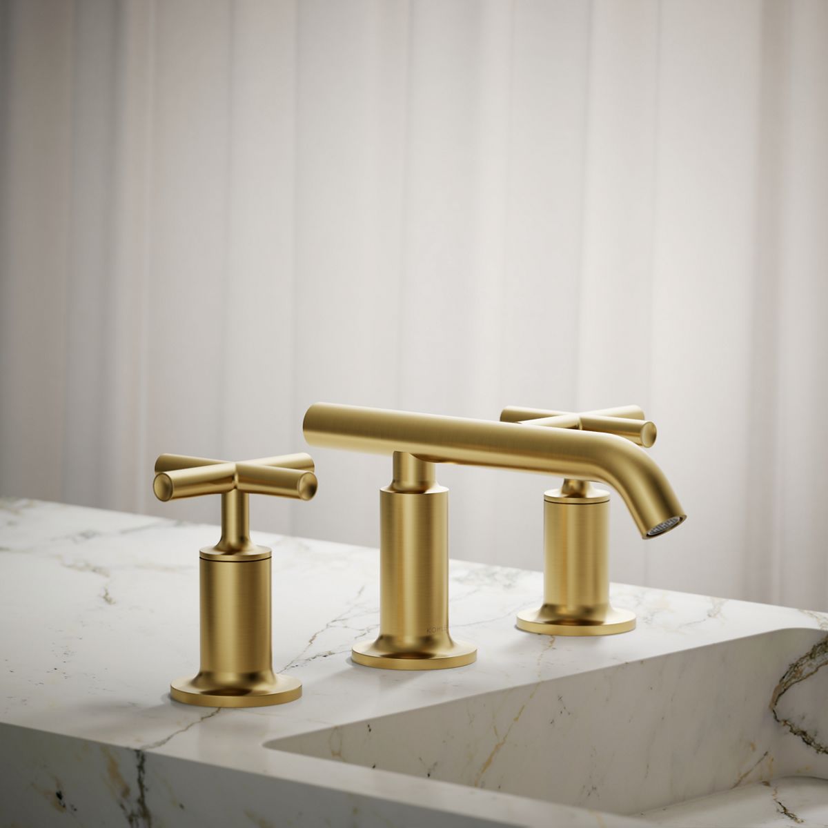 18813-purist-widespread-bathroom-sink-faucet-with-cross-handles-1-2-gpm-13.jpg Purist® Widespread bathroom sink faucet with Cross handles, 1.2 gpm