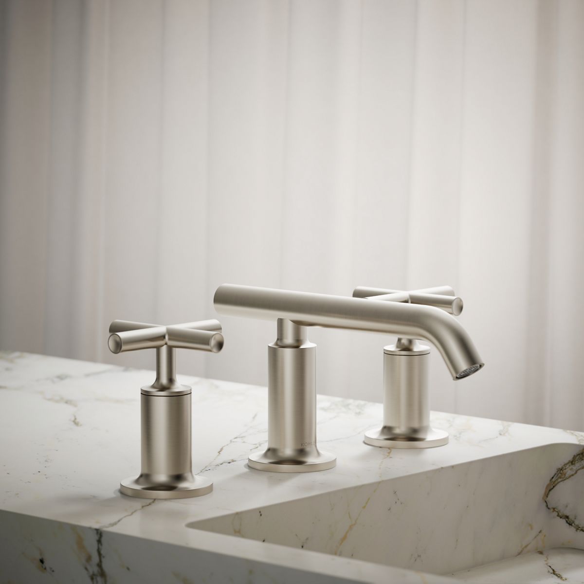 18813-purist-widespread-bathroom-sink-faucet-with-cross-handles-1-2-gpm-16.jpg Purist® Widespread bathroom sink faucet with Cross handles, 1.2 gpm
