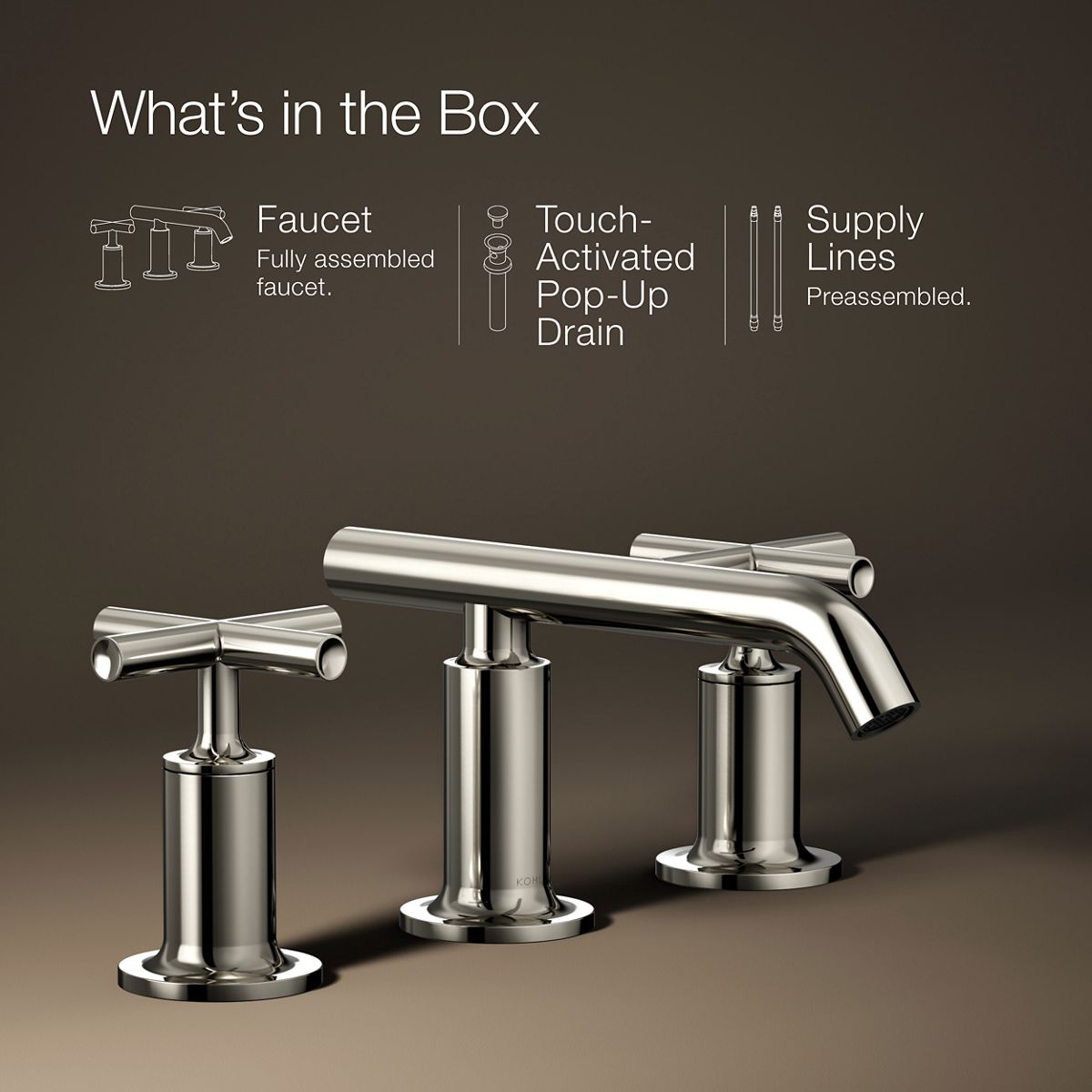 18813-purist-widespread-bathroom-sink-faucet-with-cross-handles-1-2-gpm-86.jpg Purist® Widespread bathroom sink faucet with Cross handles, 1.2 gpm