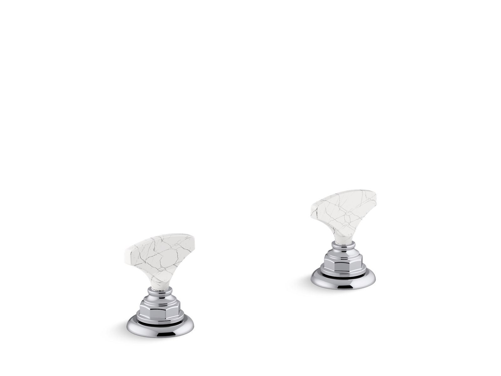 Artifacts® Howlite T-handle bathroom sink faucet handles