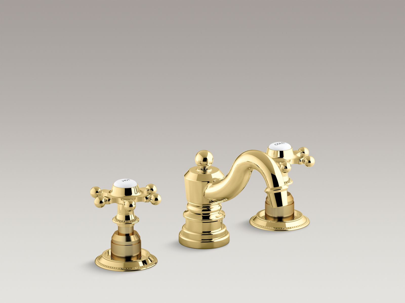 19106-antique-widespread-bathroom-sink-faucet-with-6-prong-handles-requires-ceramic-skirts-4.jpg Antique widespread bathroom sink faucet with 6-prong handles, requires ceramic skirts