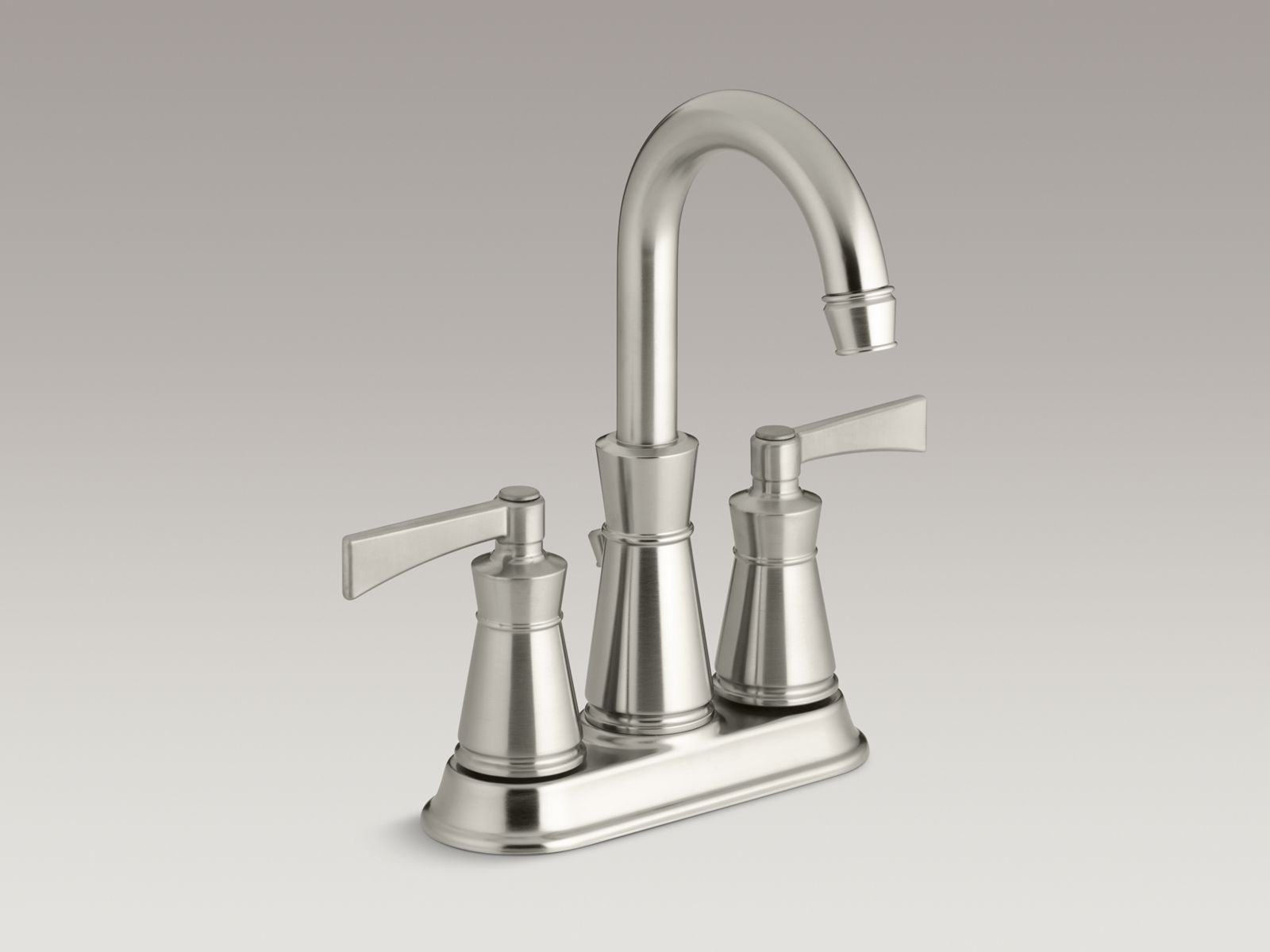 Archer(R) centerset bathroom sink faucet with plastic drain