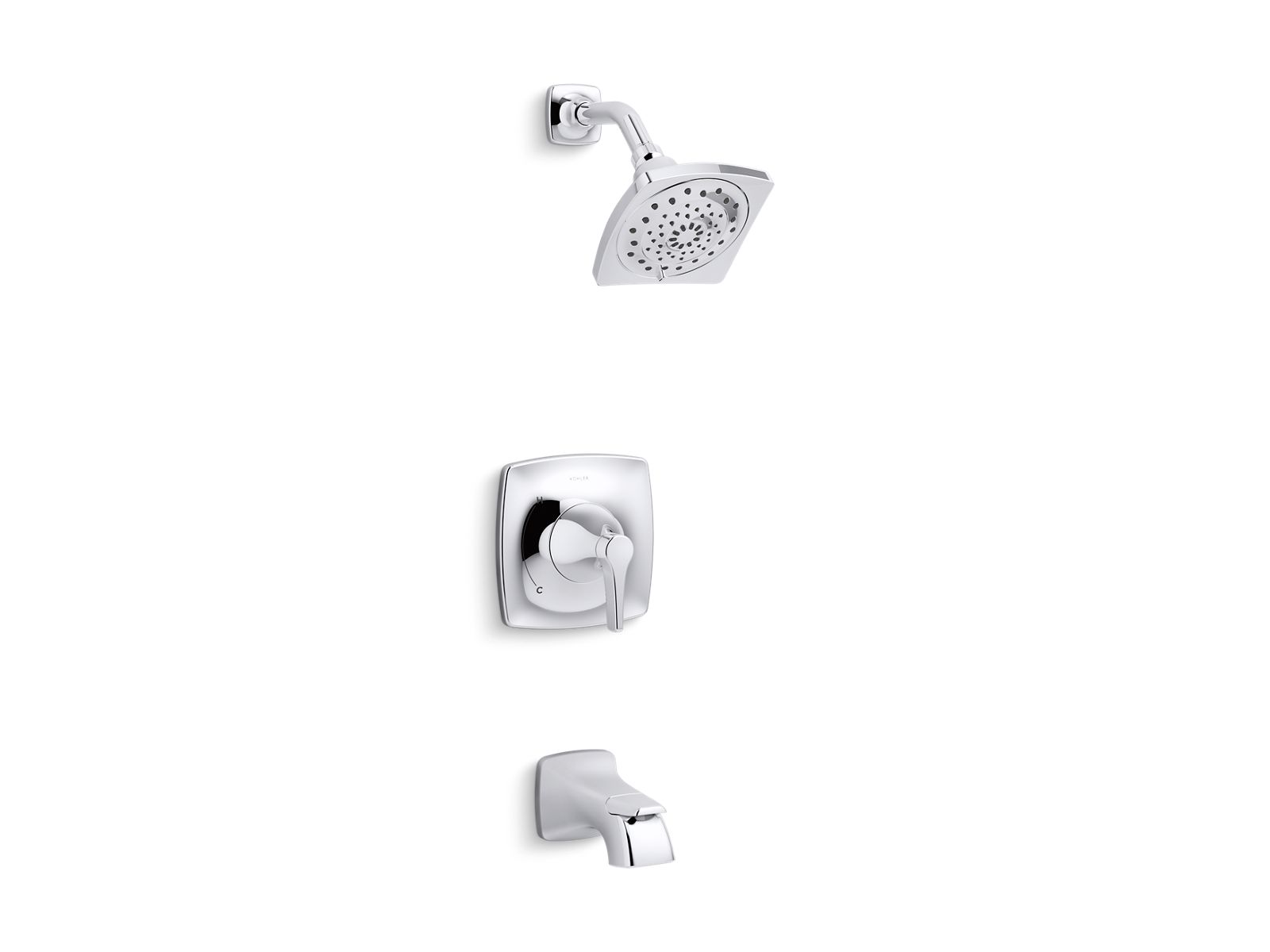 Maxton® Rite-Temp® pressure-balancing bath/shower set