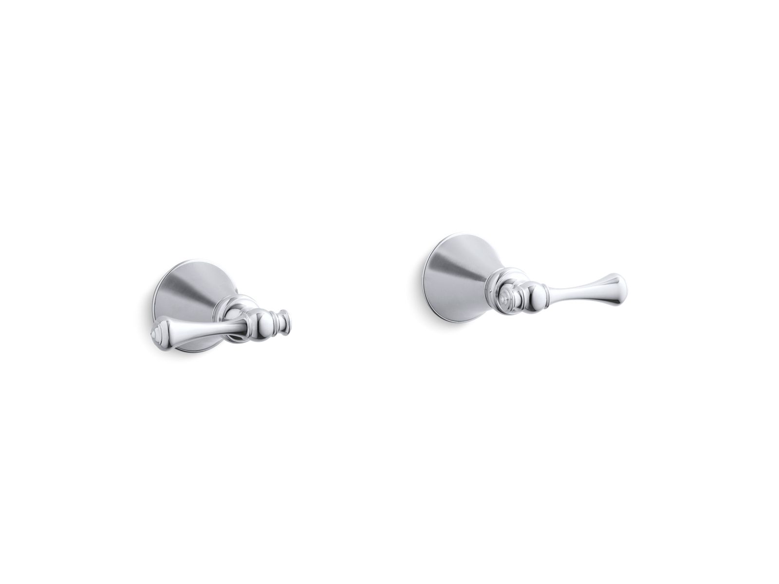 Revival® Two-handle wall-mount bath valve with traditional lever handles