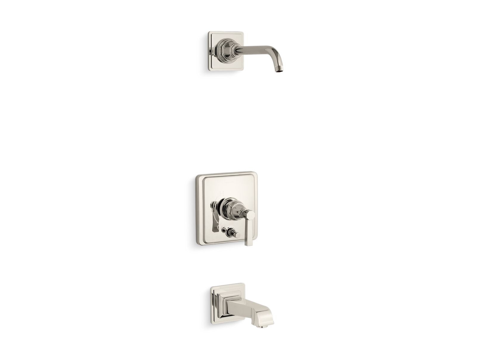 1949-pinstripe-pure-rite-temp-bath-and-shower-trim-kit-with-push-button-diverter-and-lever-handle-without-showerhead-3.jpg Pinstripe® Pure Rite-Temp® bath and shower trim kit with push-button diverter and lever handle, without showerhead