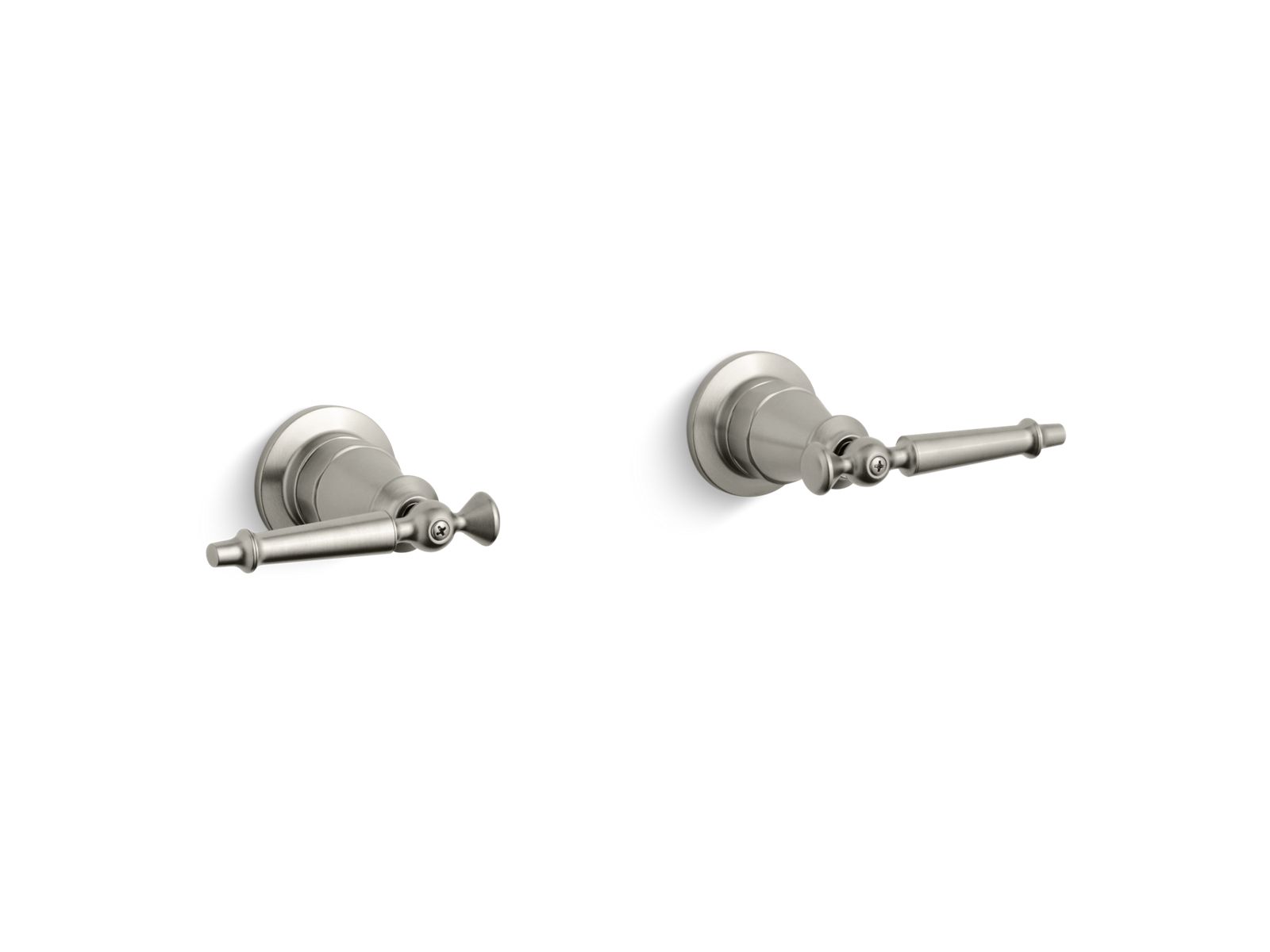 Antique Wall-mount valve trim with lever handles