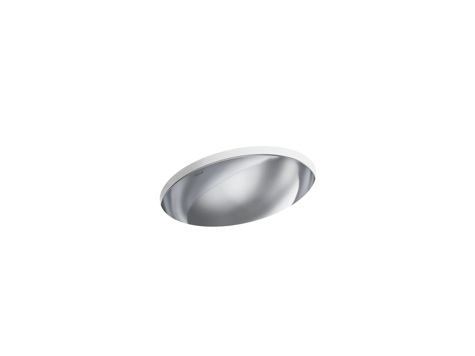 Rhythm® 23-1/4" oval drop-in bathroom sink, no overflow