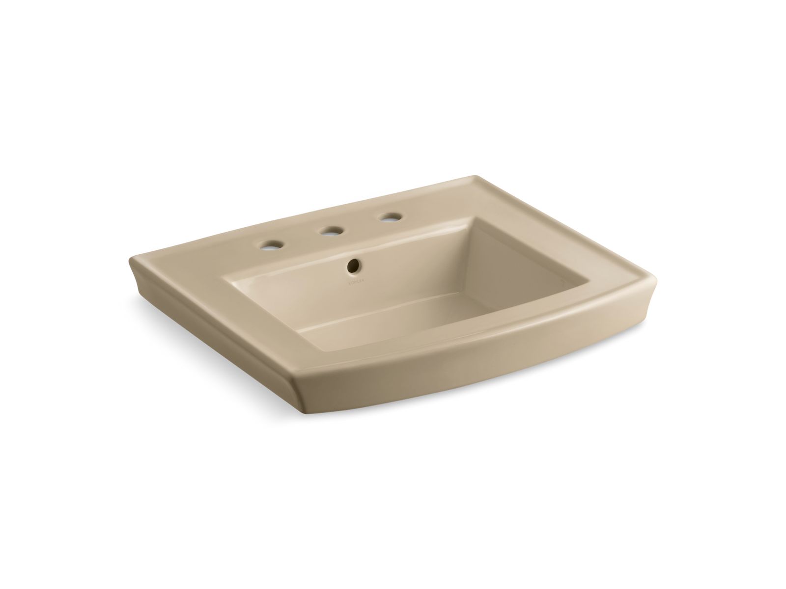 Archer® 24" rectangular pedestal bathroom sink