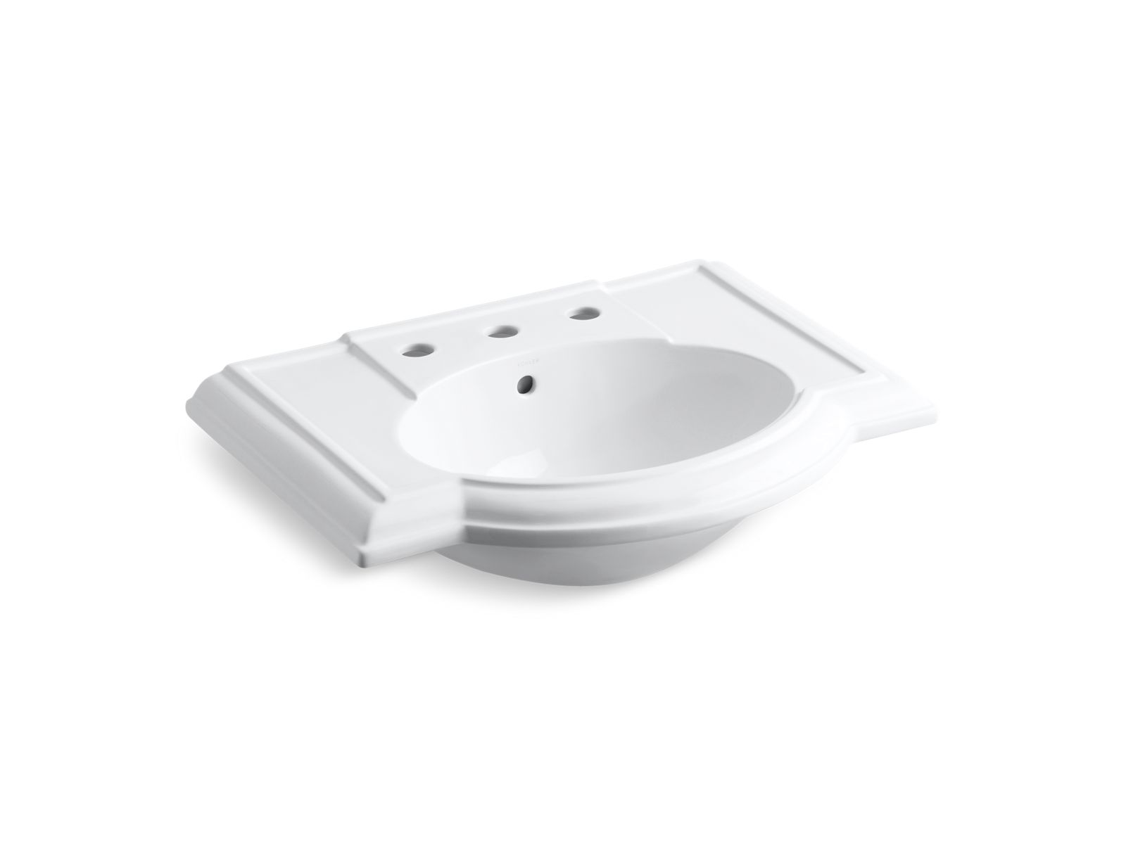 Devonshire® Bathroom sink with 8" widespread faucet holes